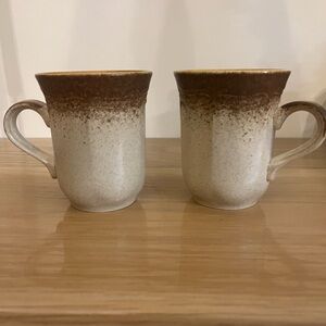 Mikasa vintage 1980s whole wheat mugs (2)